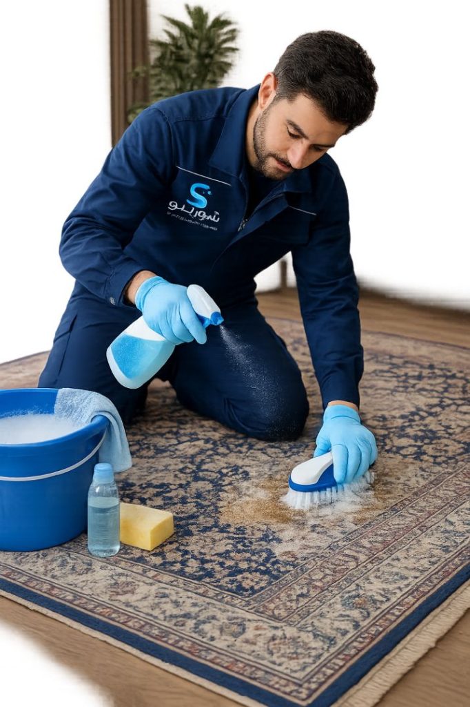لکه بری فرش
